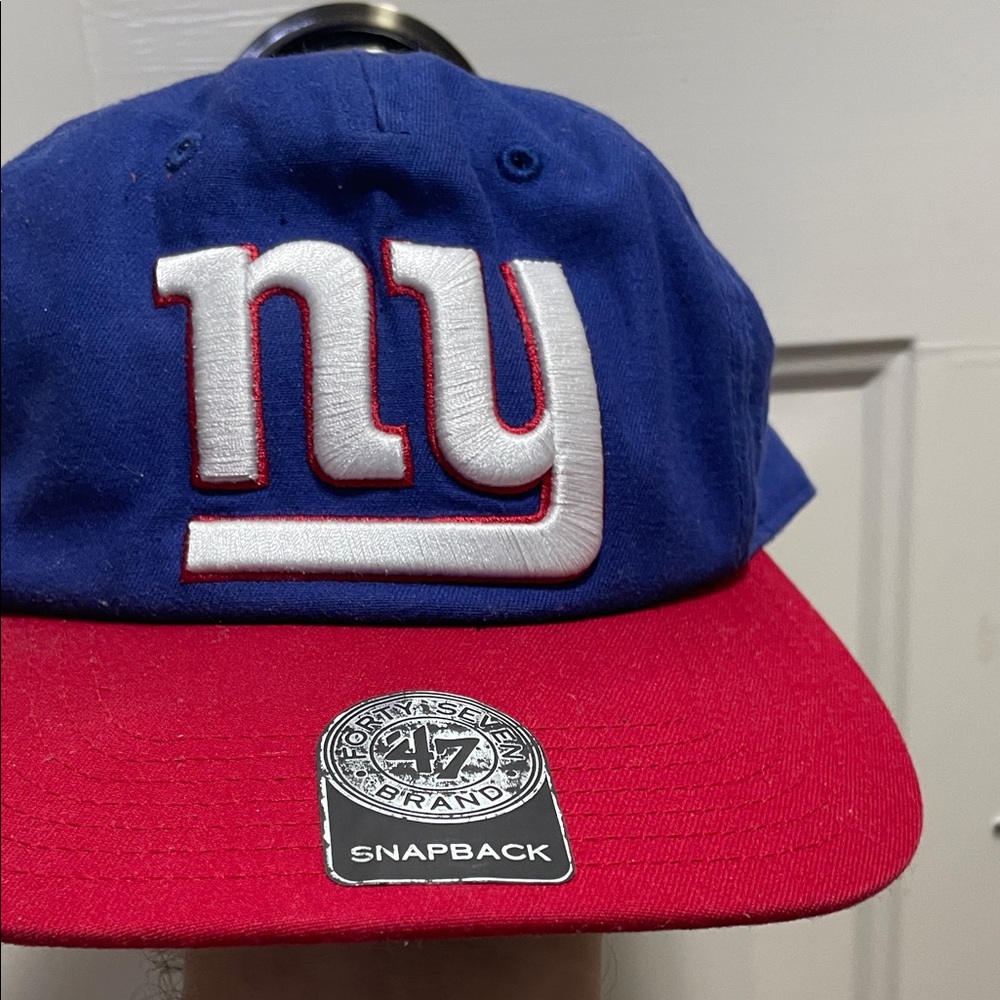Blue and Red NY Snapback Cap